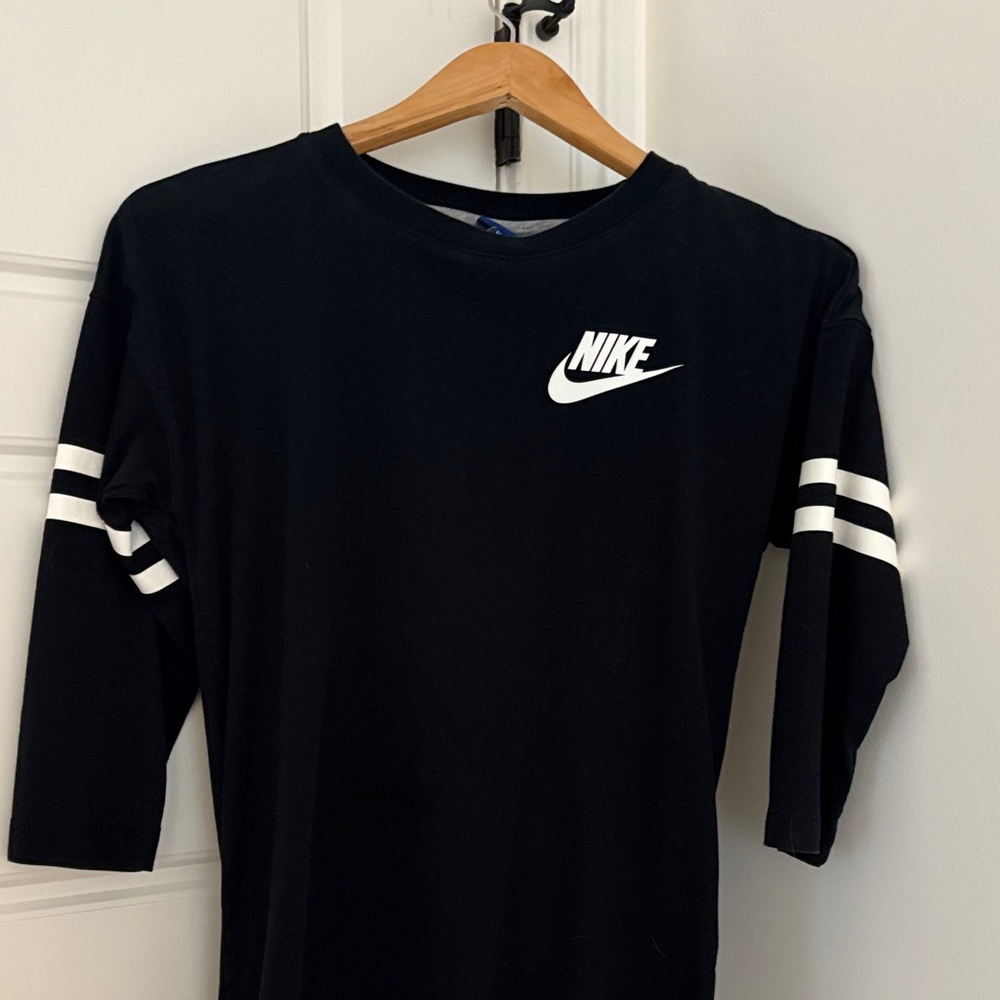 Nike Black Shirt with White Accents